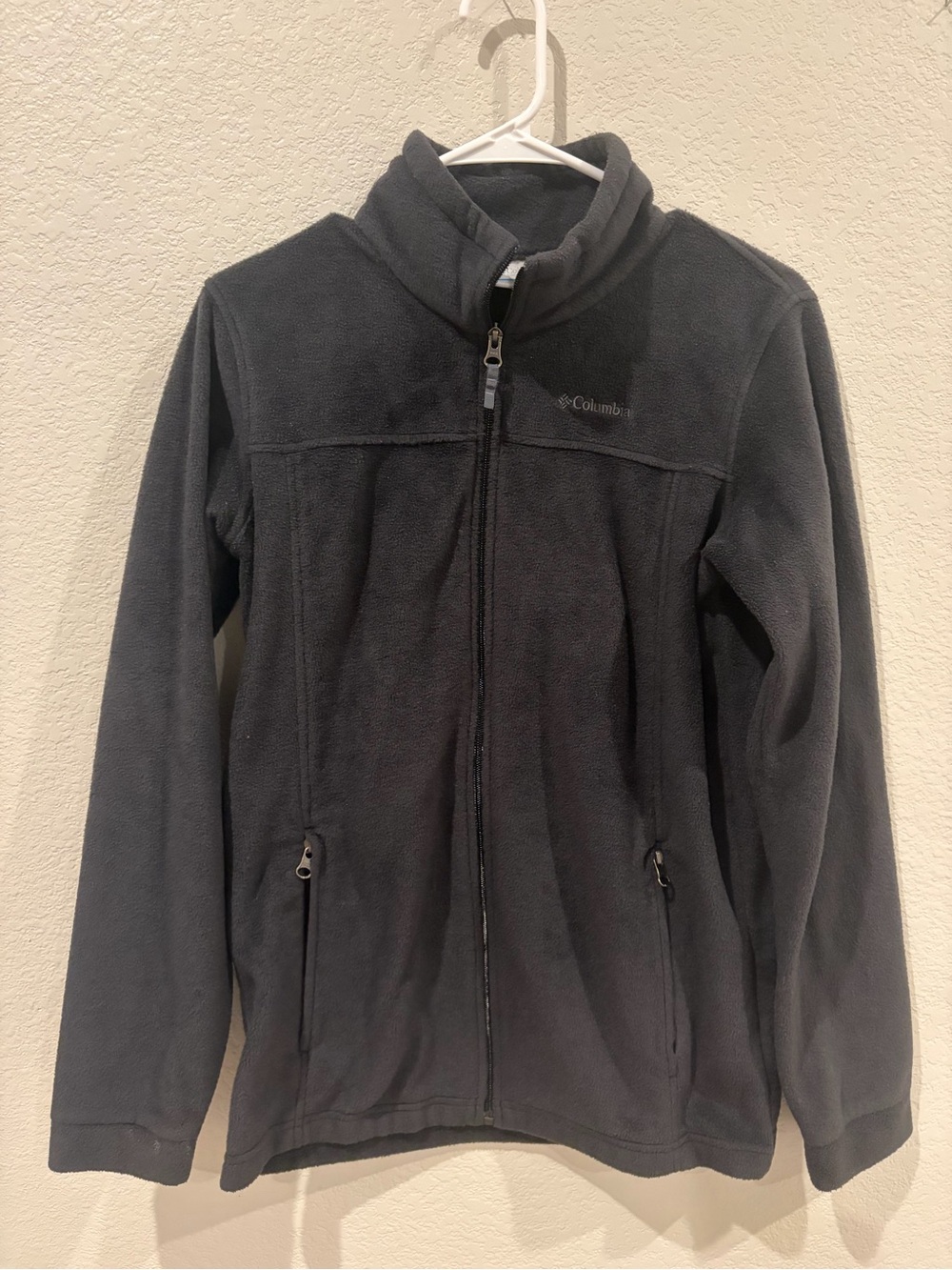 Columbia Kids/Youth Black Fleece Full Zip Jacket XL 18/20